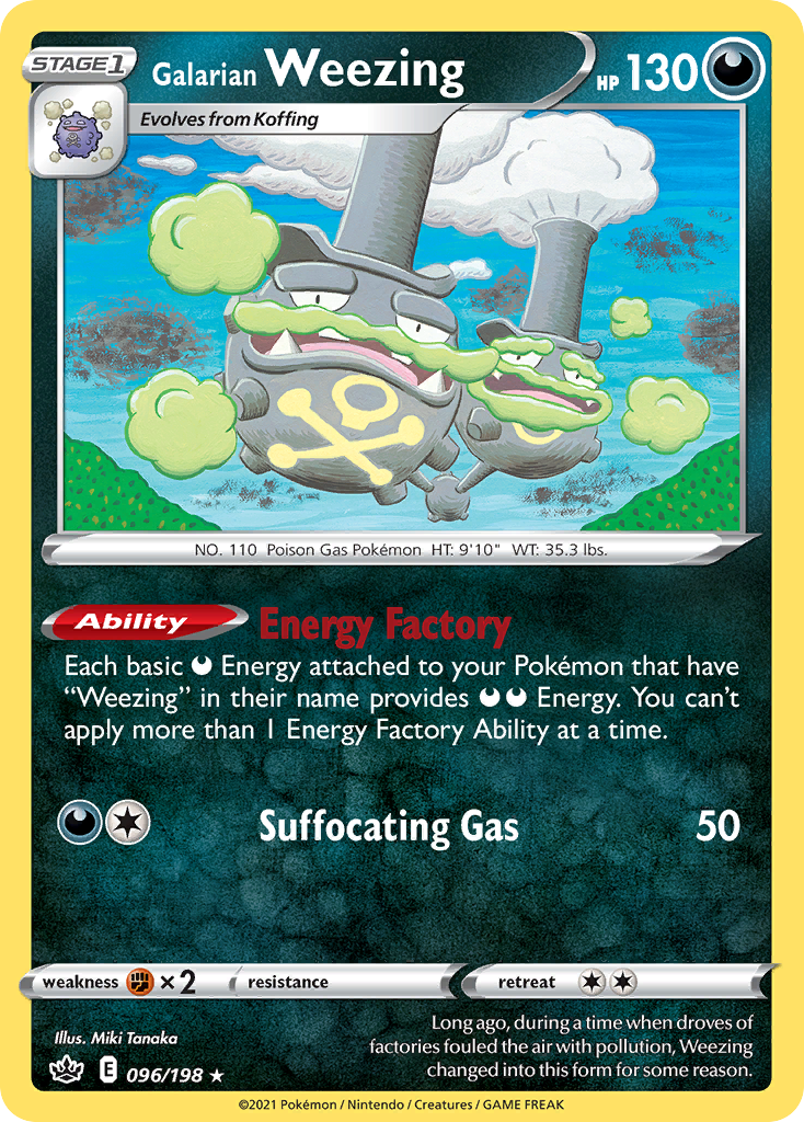 Carta Weezing de Galar