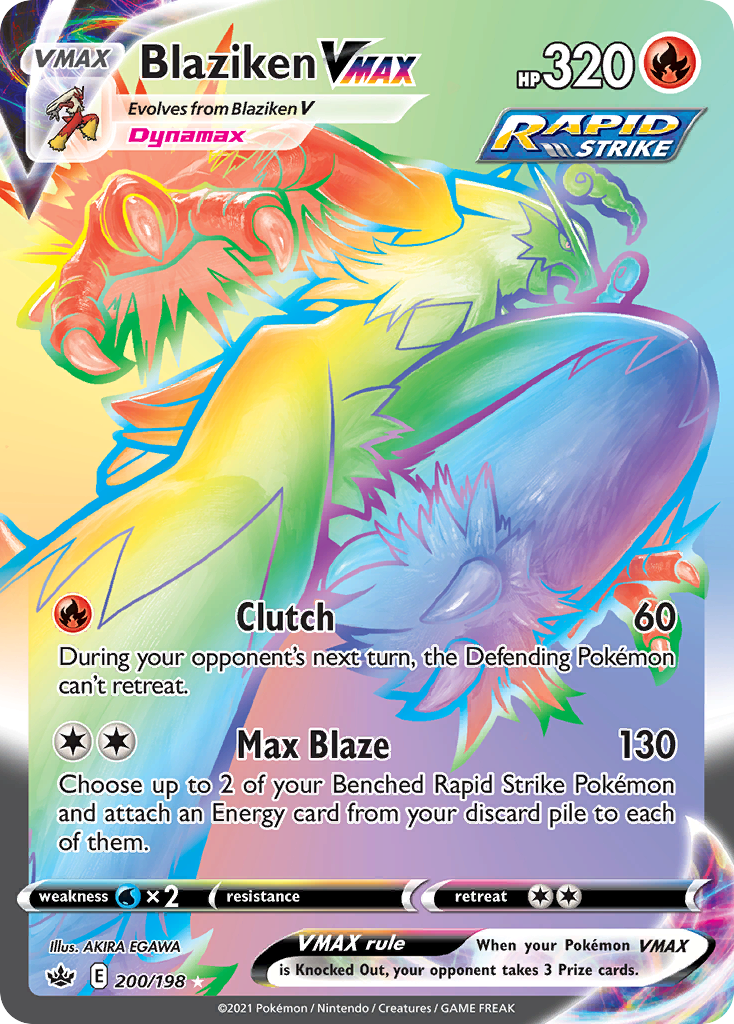 Carta Blaziken VMAX