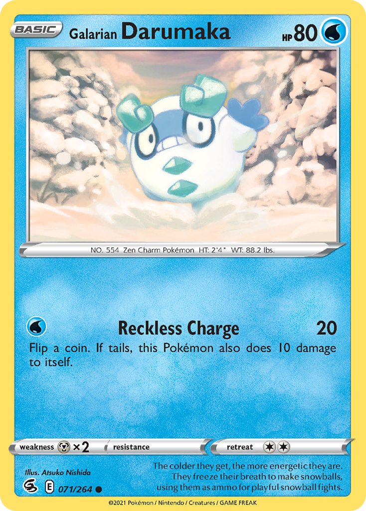 Carta Darumaka de Galar