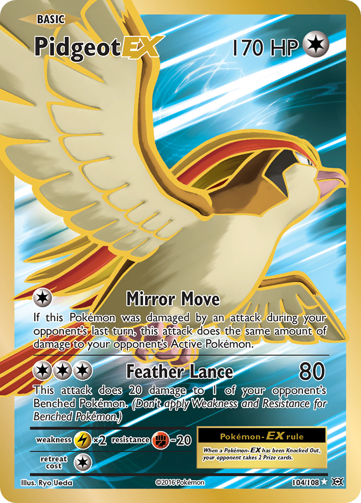 Carta Pidgeot EX