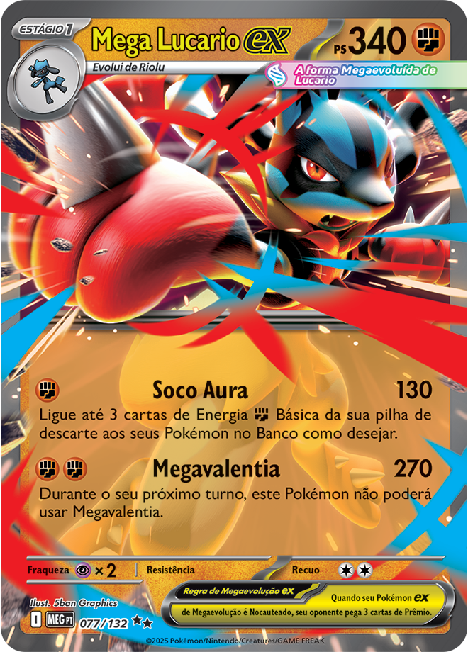 Carta Mega Lucario ex
