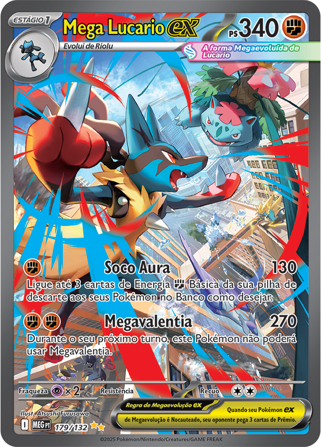 Carta Mega Lucario ex