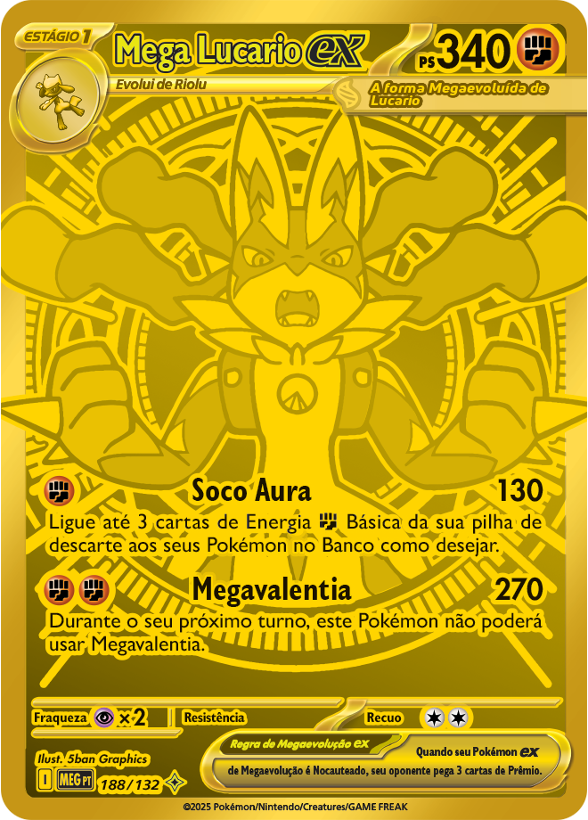 Carta Mega Lucario ex