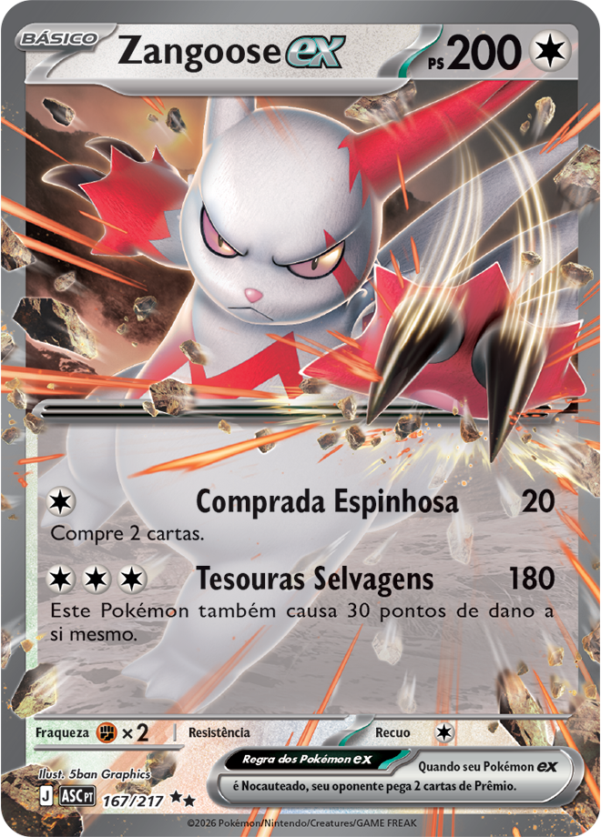 Carta Zangoose ex
