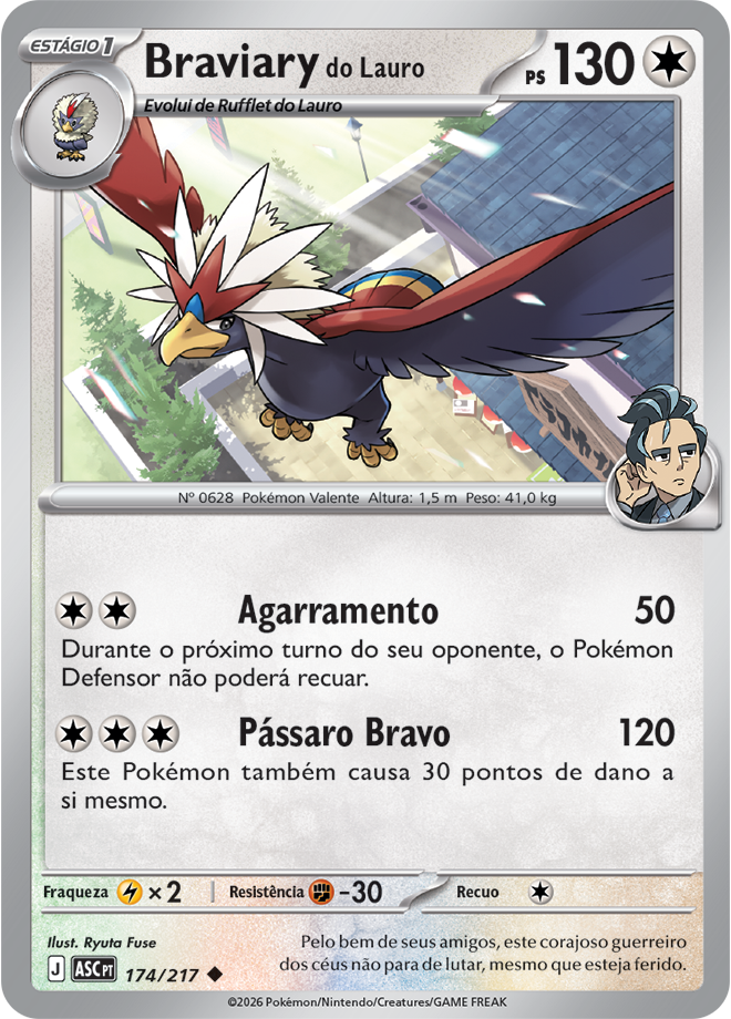 Carta Braviary do Lauro