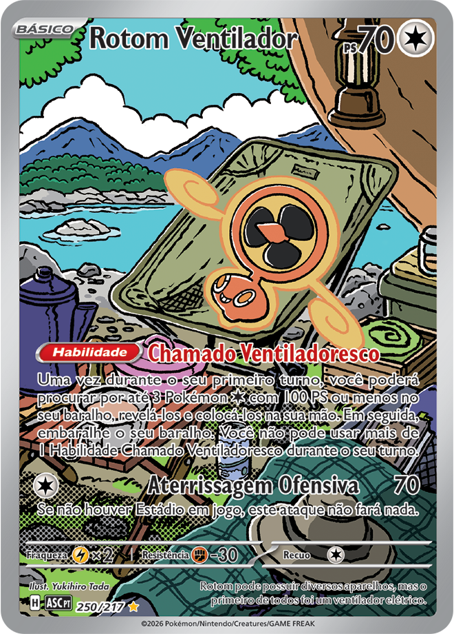Carta Rotom Ventilador