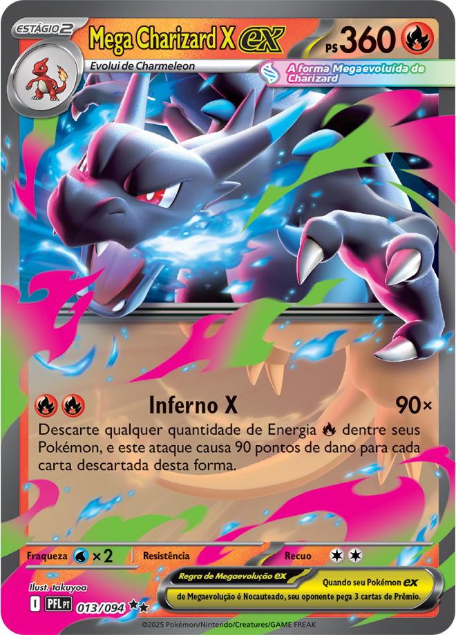 Carta Mega Charizard X ex