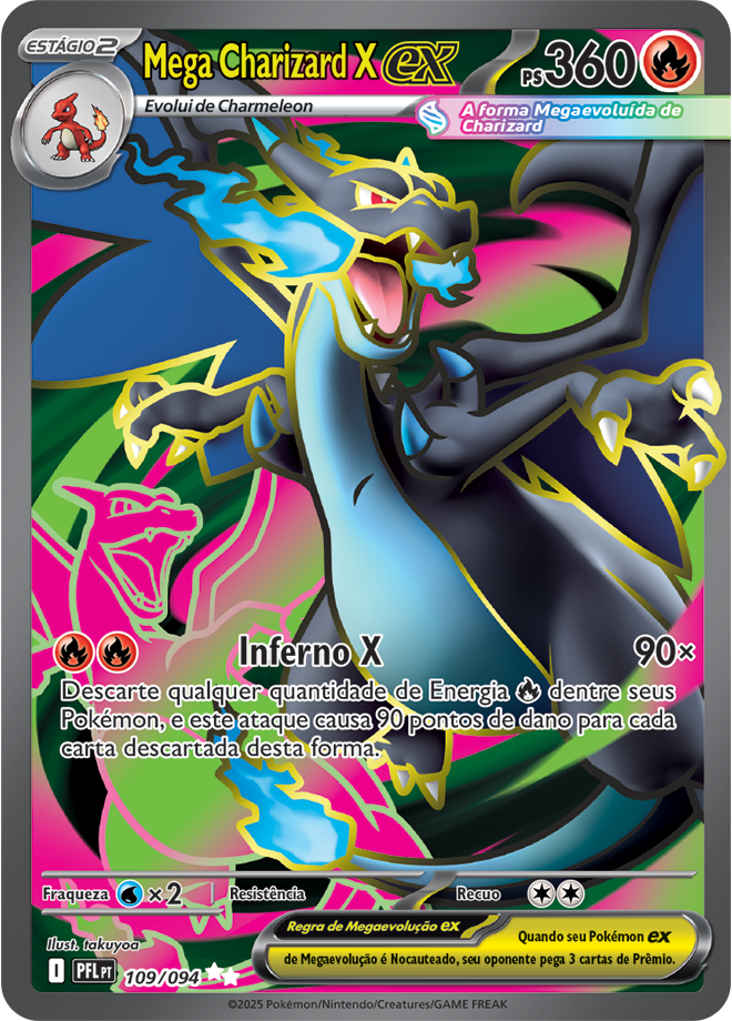 Carta Mega Charizard X ex