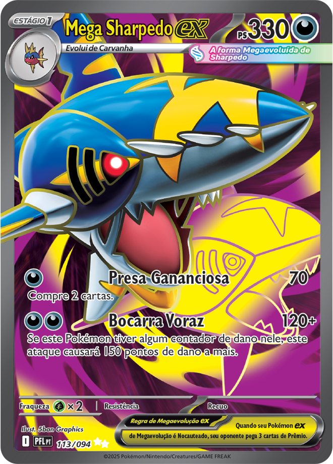 Carta Mega Sharpedo ex