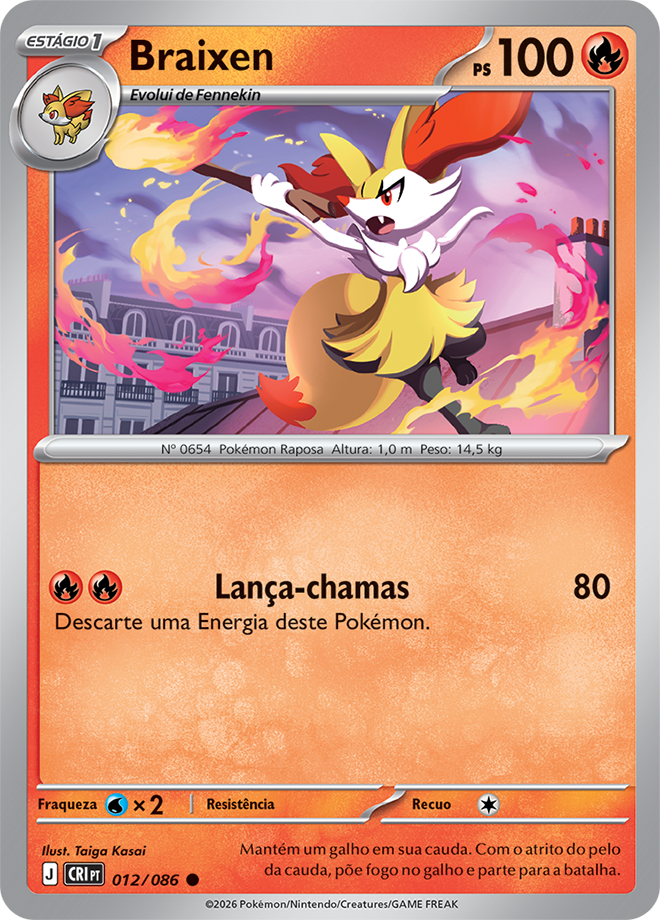 Carta Braixen