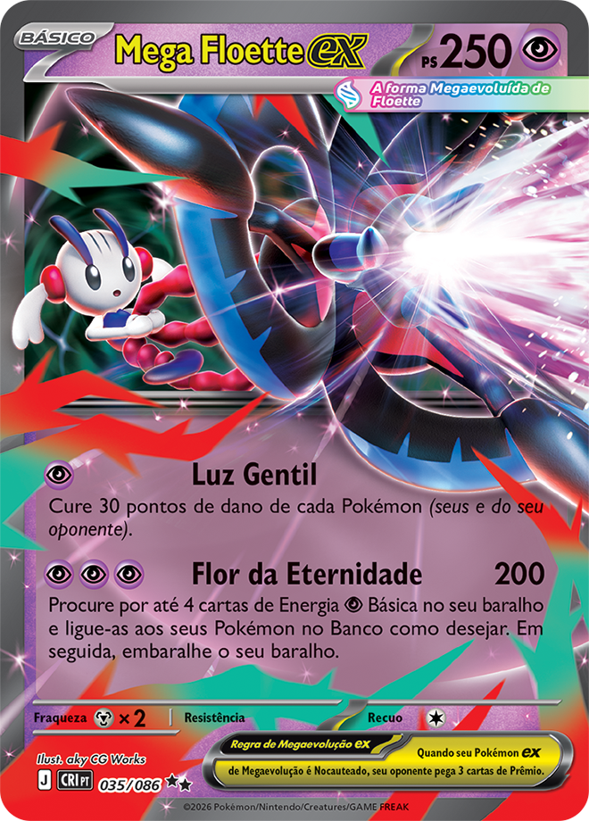 Carta Mega Floette ex