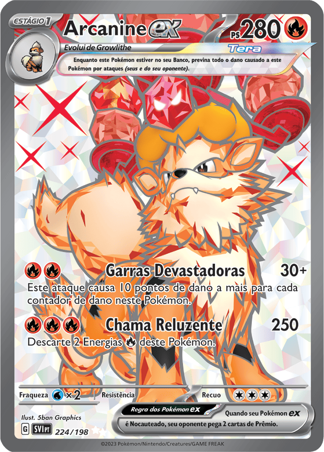 Carta Arcanine ex