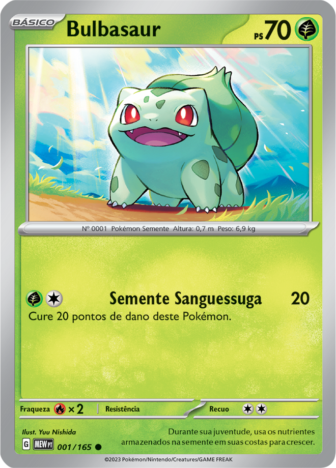 Carta Bulbasaur