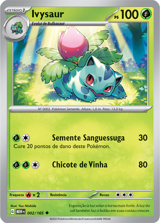 Carta Ivysaur