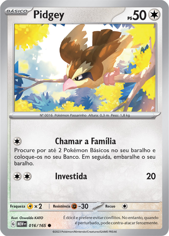 Carta Pidgey