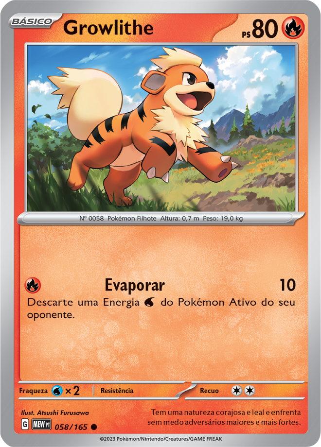 Carta Growlithe