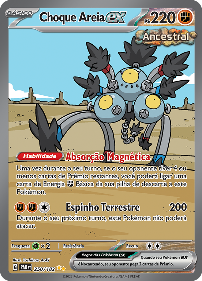 Carta Choque Areia ex
