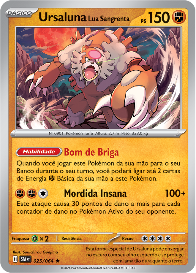 Carta Ursaluna Lua Sangrenta