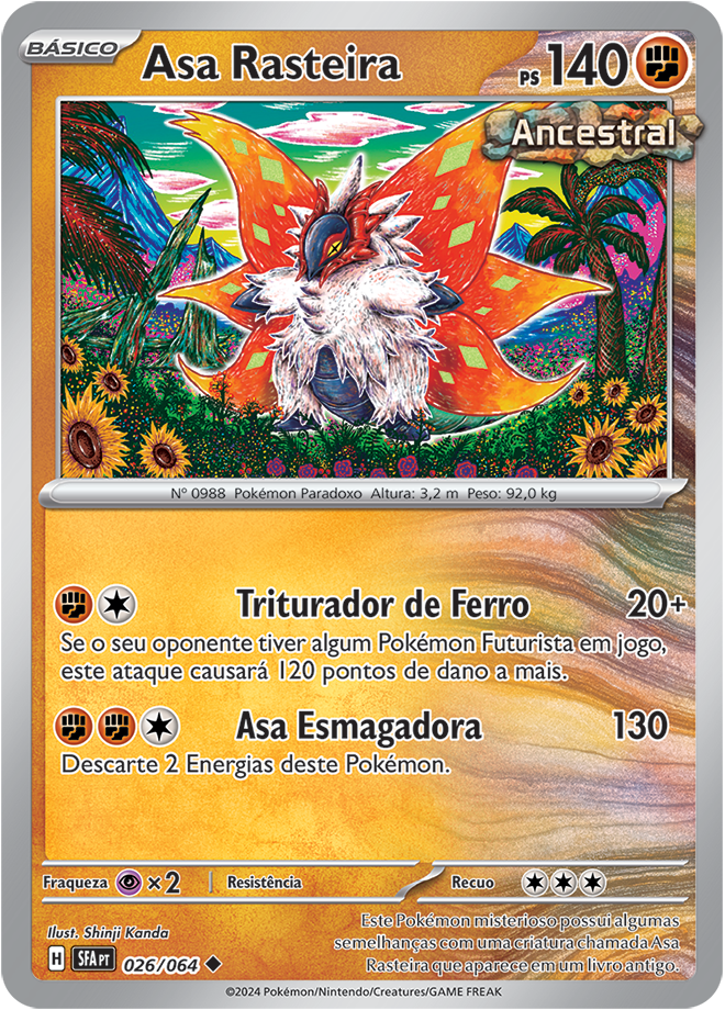 Carta Asa Rasteira