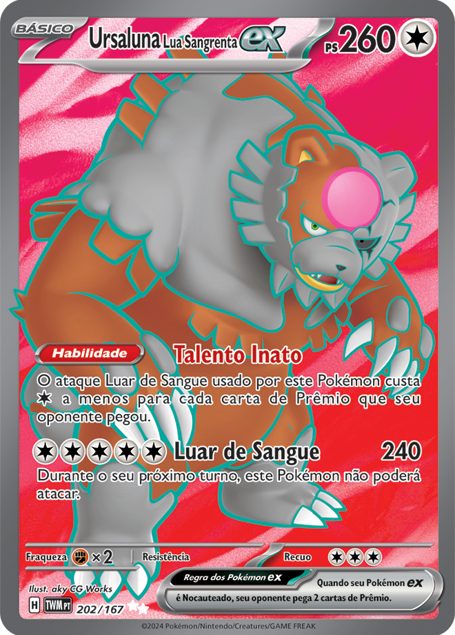 Carta Ursaluna Lua Sangrenta ex