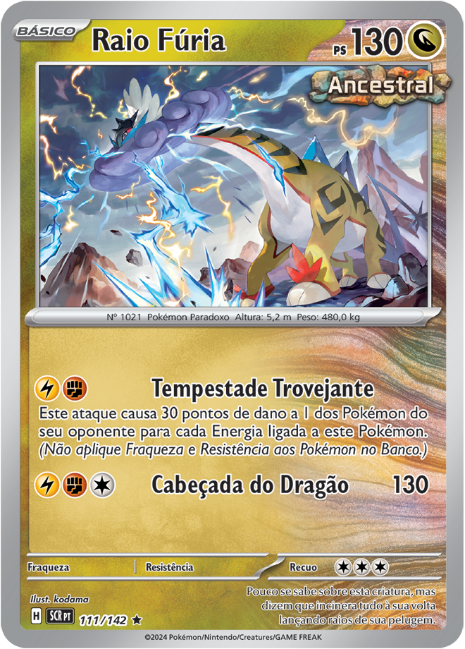 Carta Raio Fúria