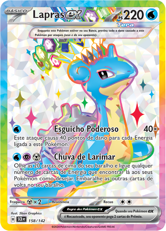 Carta Lapras ex