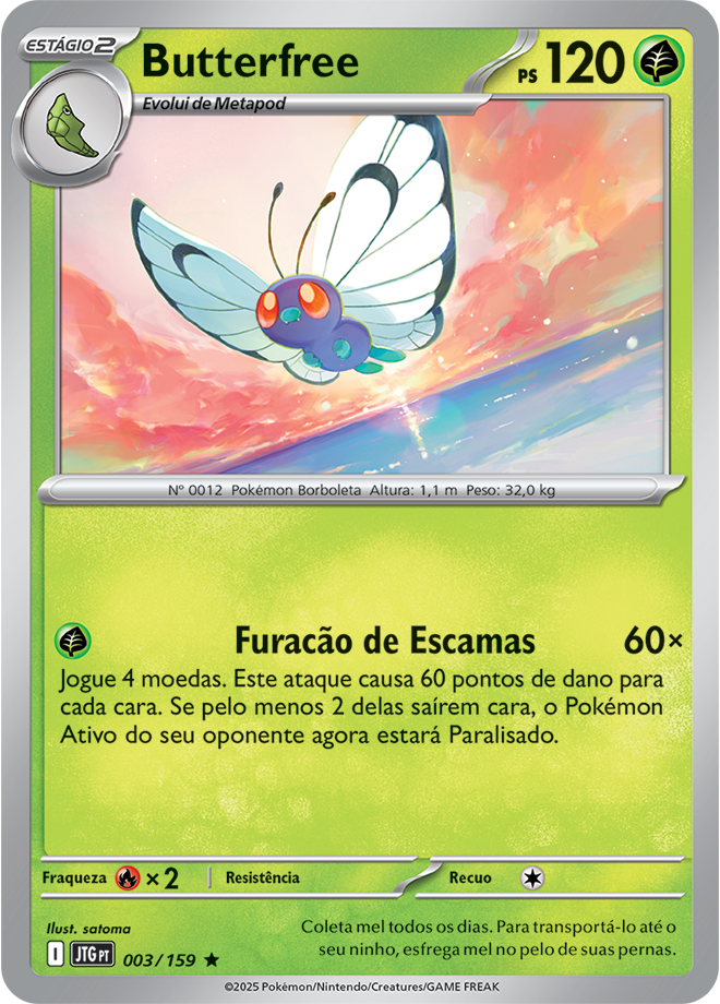 Carta Butterfree