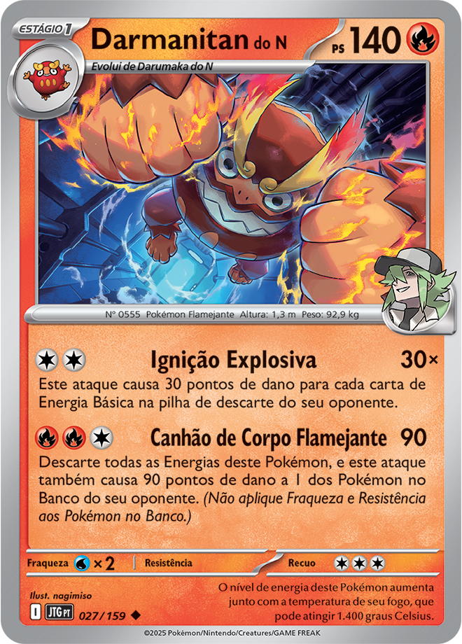 Carta Darmanitan do N