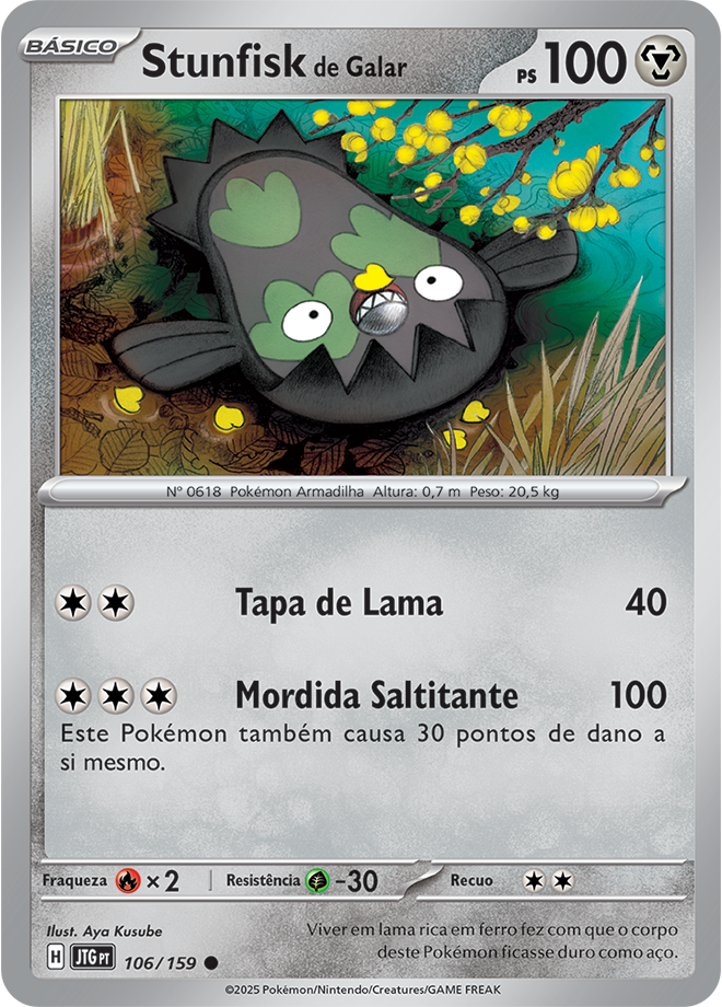 Carta Stunfisk de Galar