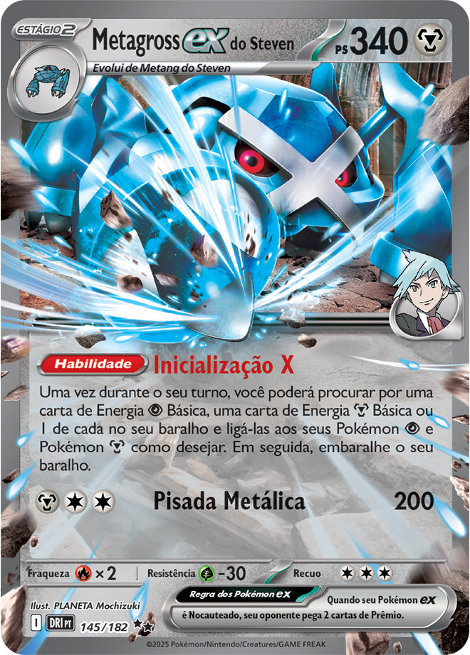 Carta Metagross ex do Steven