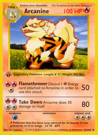 Carta Arcanine