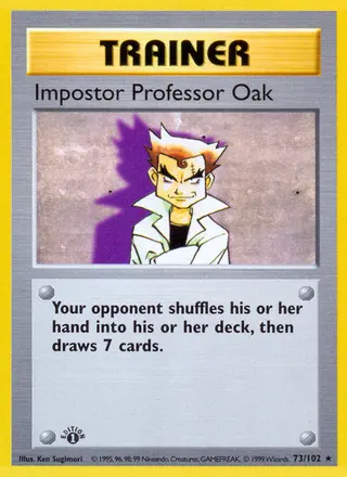 Carta Impostor Professor Oak
