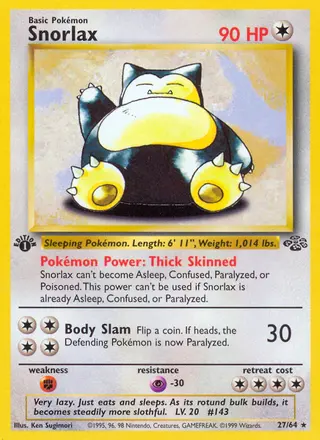 Carta Snorlax