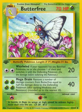 Carta Butterfree