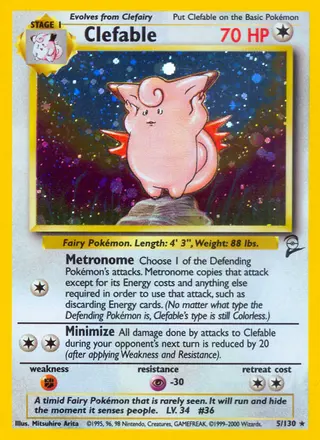 Carta Clefable