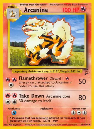 Carta Arcanine