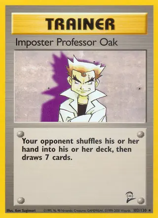 Carta Impostor Professor Oak