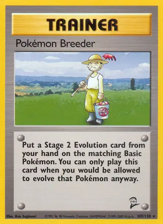 Carta Pokémon Breeder