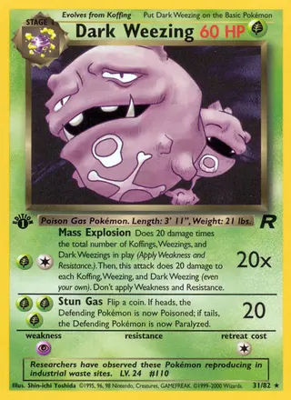 Carta Dark Weezing