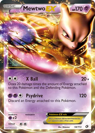 Carta Mewtwo-EX