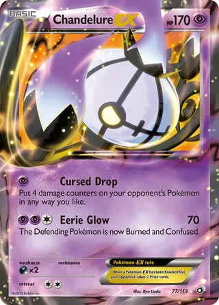 Carta Chandelure-EX