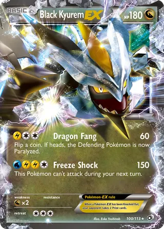 Carta Black Kyurem-EX