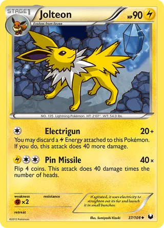 Carta Jolteon