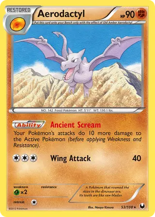 Carta Aerodactyl