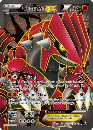 Carta Groudon-EX