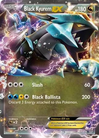 Carta Kyurem Preto-EX
