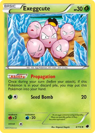 Carta Exeggcute
