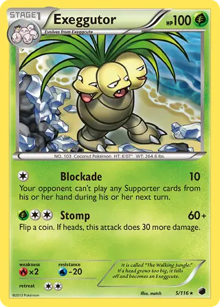 Carta Exeggutor