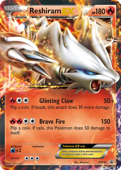 Carta Reshiram EX