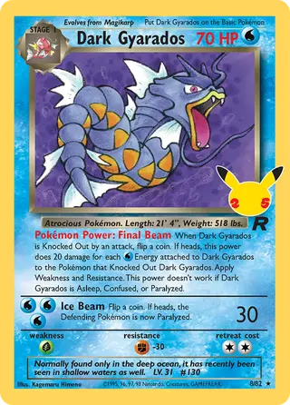 Carta Dark Gyarados